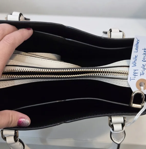 Kate Spade Tippy White Satchel - Picture 2 of 4